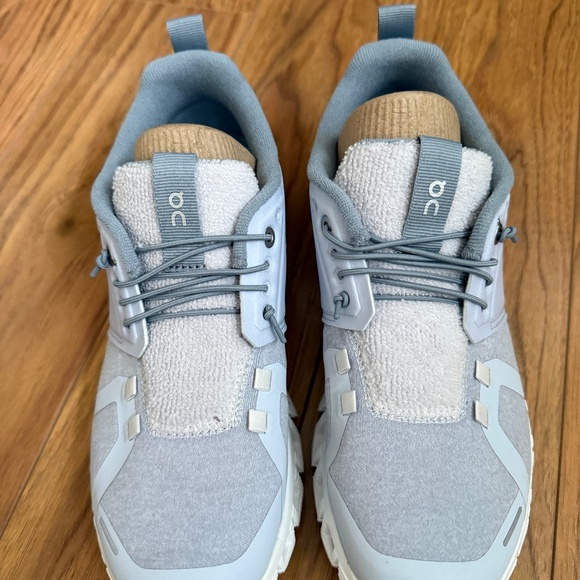 On Cloud 5 Terry – Women’s 8.5 – Heather/White – Brand New - Picture 3 of 8